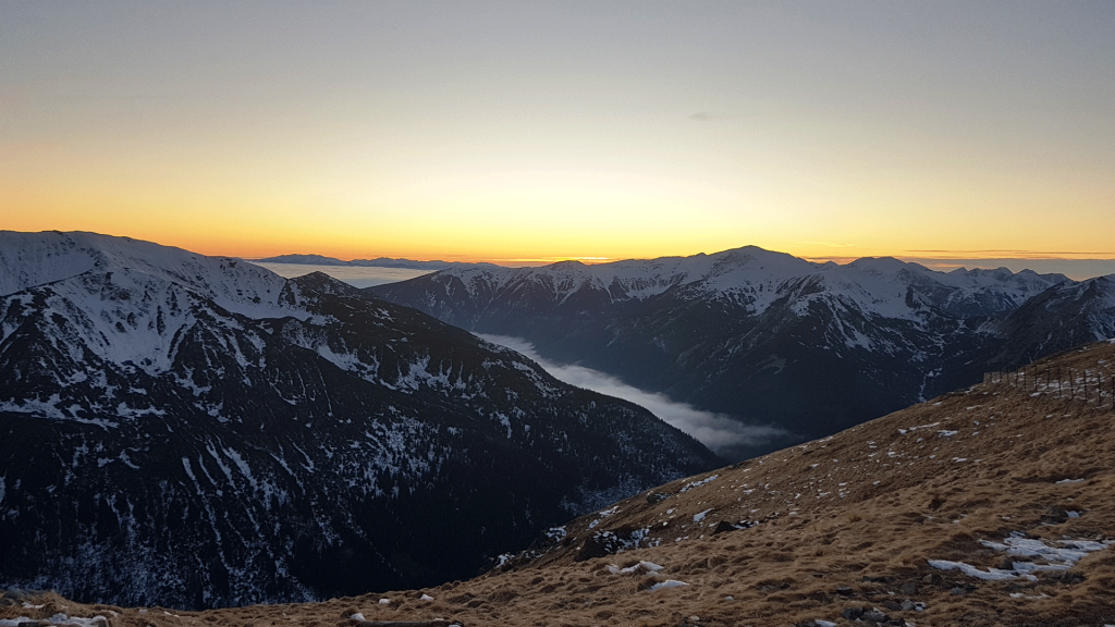 panorama z kasprowego wierchu